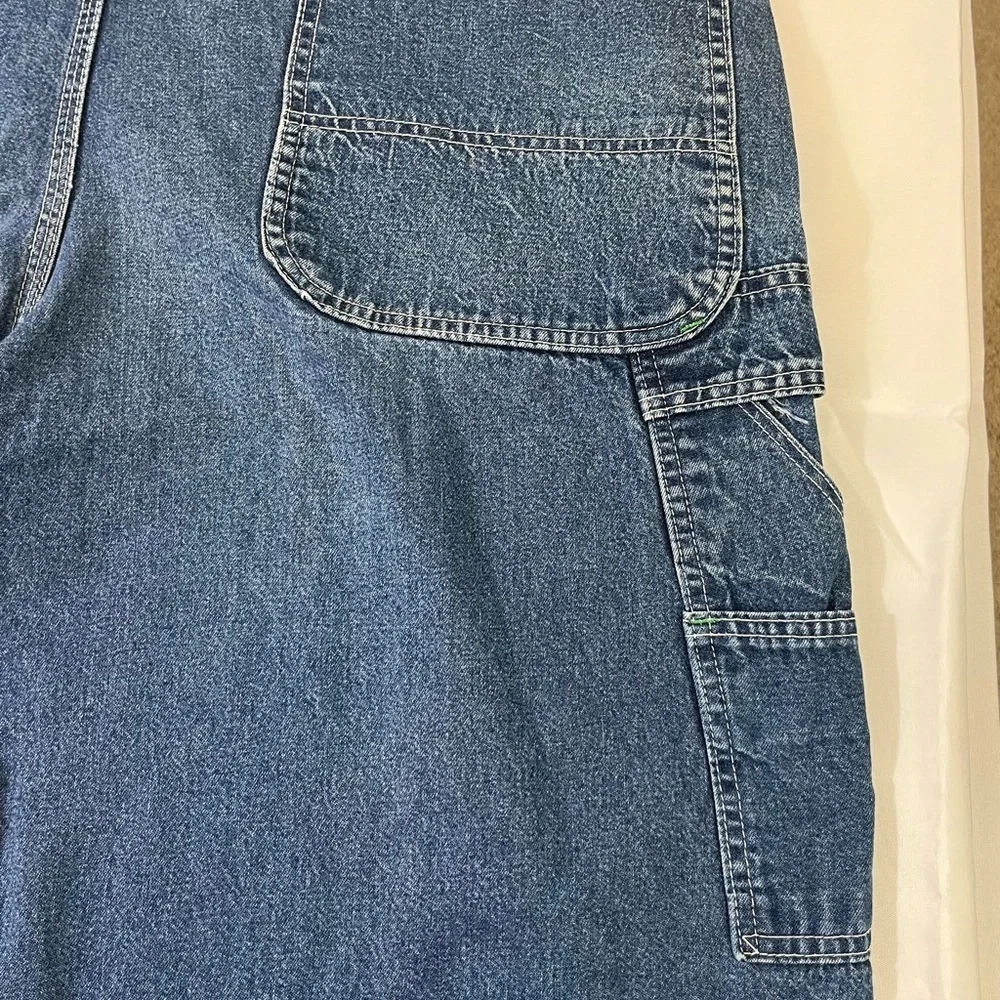 VTG 70s Bib Overalls by Pointer made USA Farmer Workwear Denim